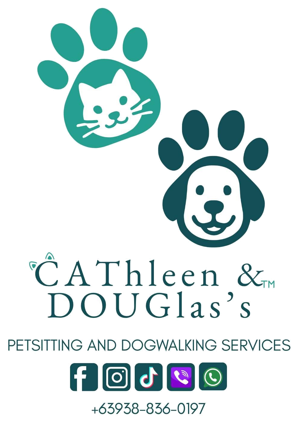 Pet Sitter - Cathleen and Douglas logo